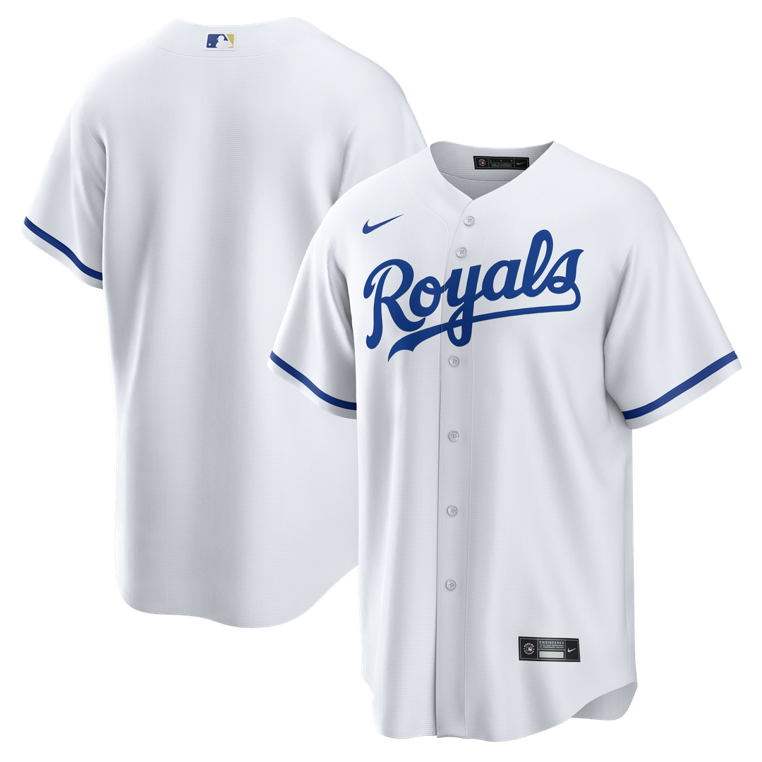 Kansas City Royals Nike White Replica MLB baseball jersey