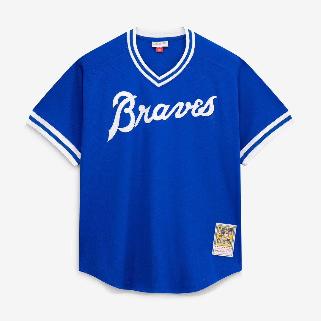 Atlanta Braves Mitchell & Ness Royal Authentic MLB Jersey
