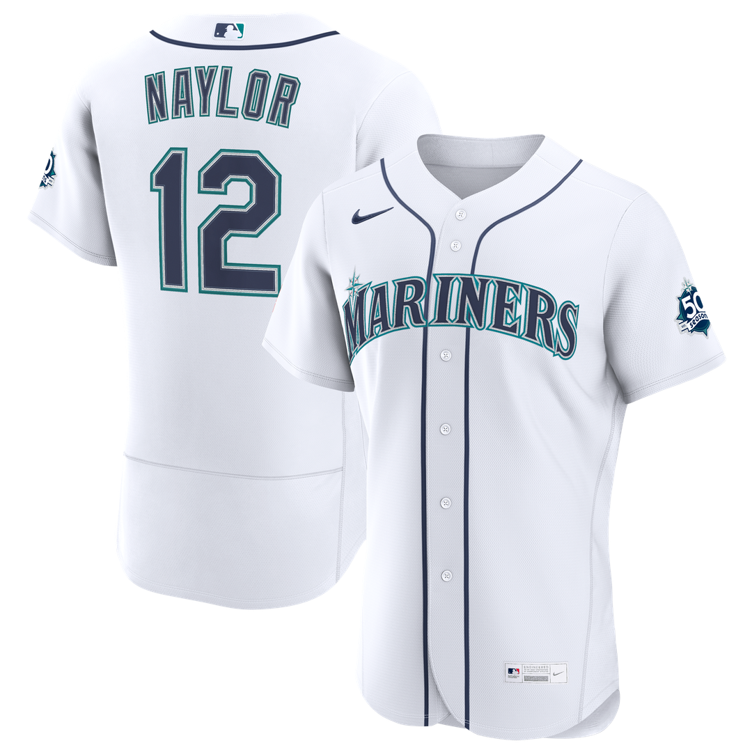 Seattle Mariners Nike White Authentic MLB baseball jersey