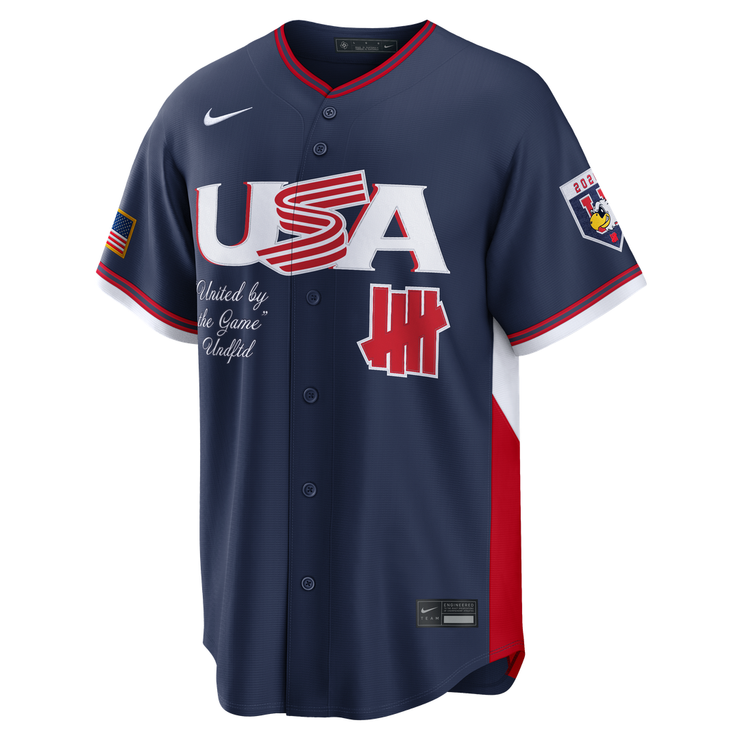 USA Baseball Nike x Undefeated Navy MLB Jersey