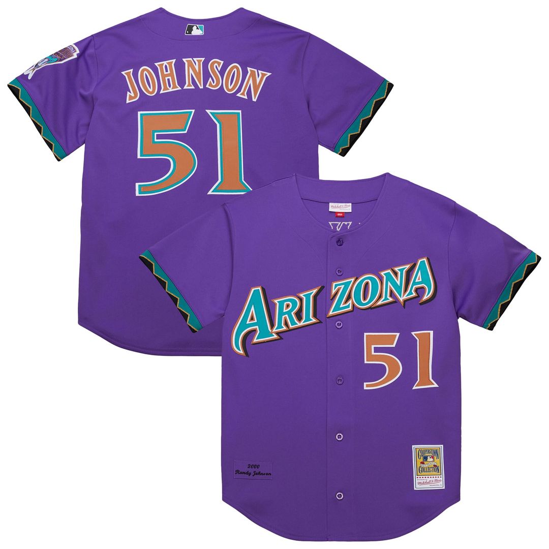 Arizona Diamondbacks Mitchell & Ness Black Authentic MLB Jersey