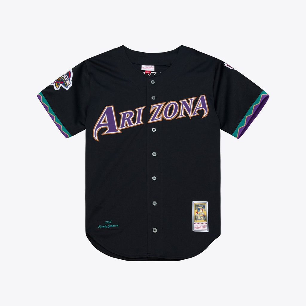 Arizona Diamondbacks Mitchell & Ness Black Authentic MLB Jersey