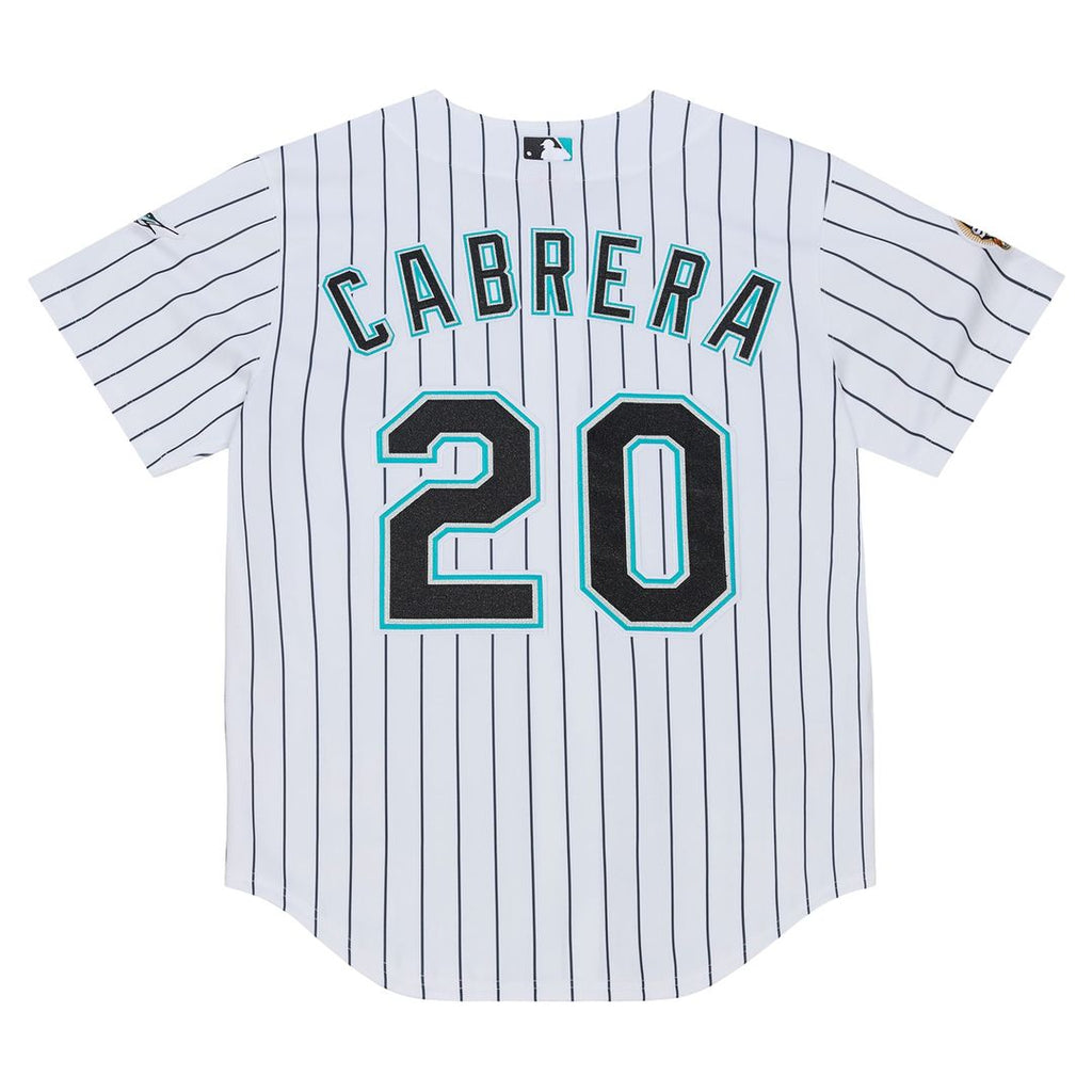 Florida Marlins Mitchell & Ness White Authentic MLB Jersey