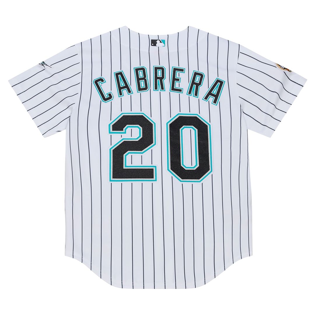 Florida Marlins Mitchell & Ness White Authentic MLB Jersey