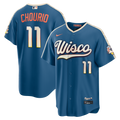 Milwaukee Brewers Nike Blue MLB baseball jersey