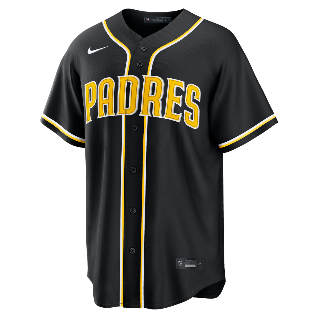 San Diego Padres Nike Black Replica MLB Jersey