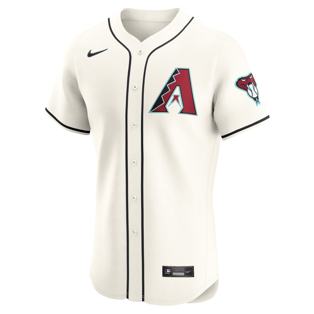 Arizona Diamondbacks Nike Cream Authentic MLB Jersey
