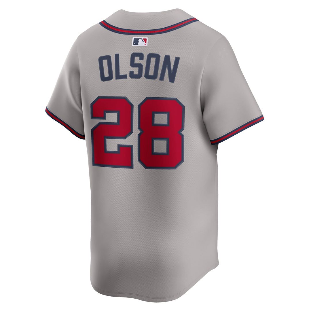 Atlanta Braves Nike Gray Authentic MLB Jersey