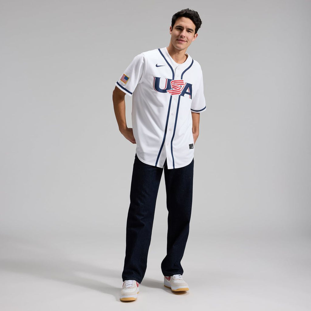 USA Baseball Nike White MLB Jersey