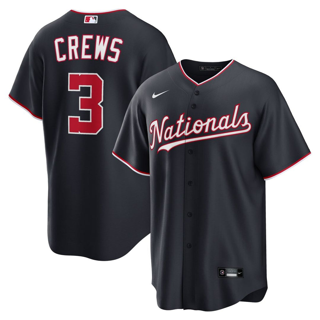 Washington Nationals Nike Navy Replica MLB Jersey