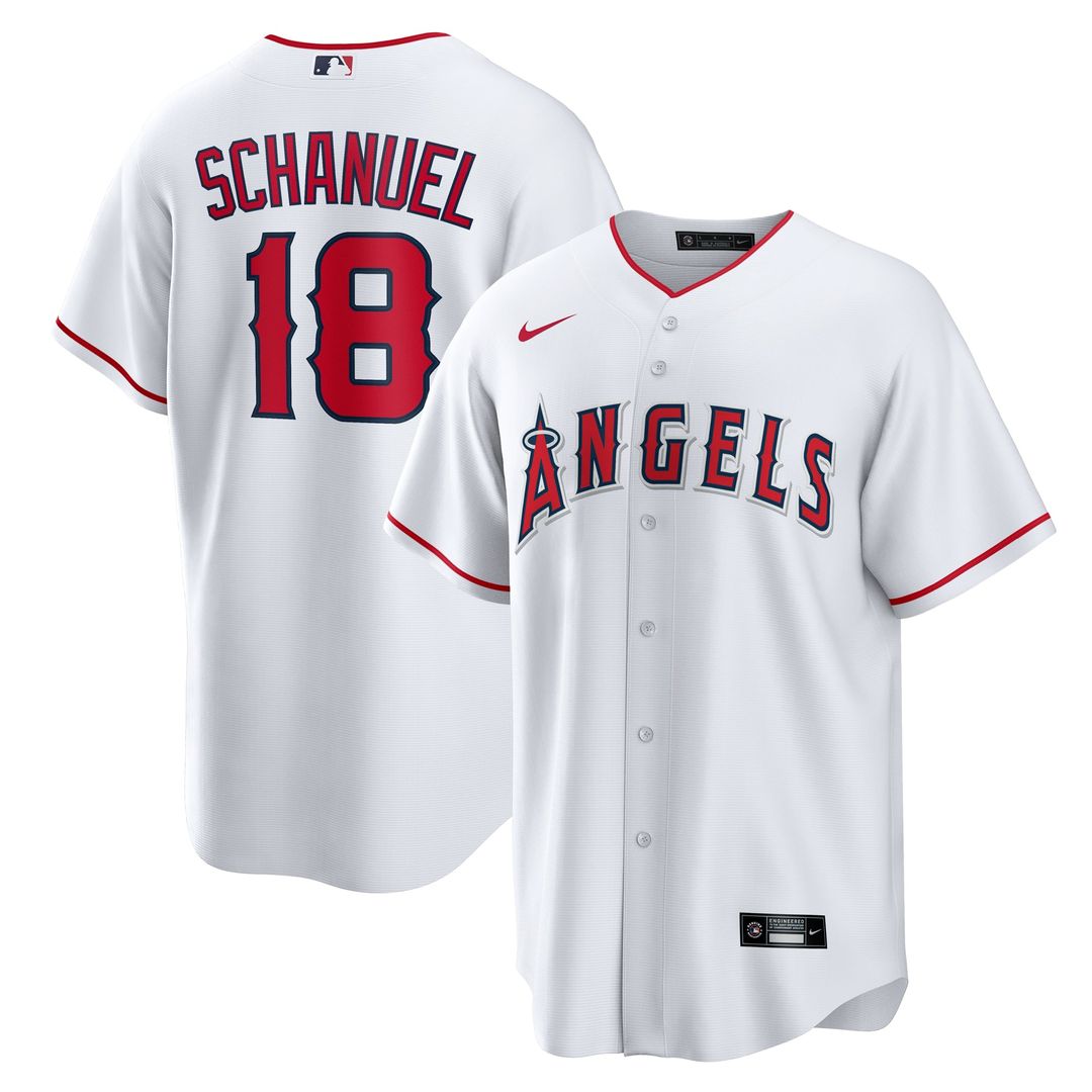 Los Angeles Angels Nike White Replica MLB baseball jersey