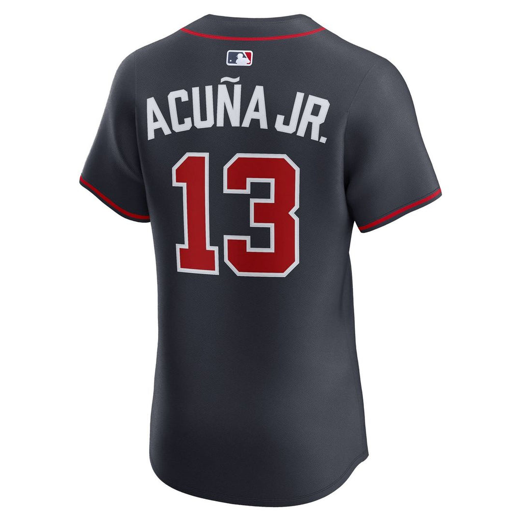 Atlanta Braves Nike Navy Authentic MLB Jersey