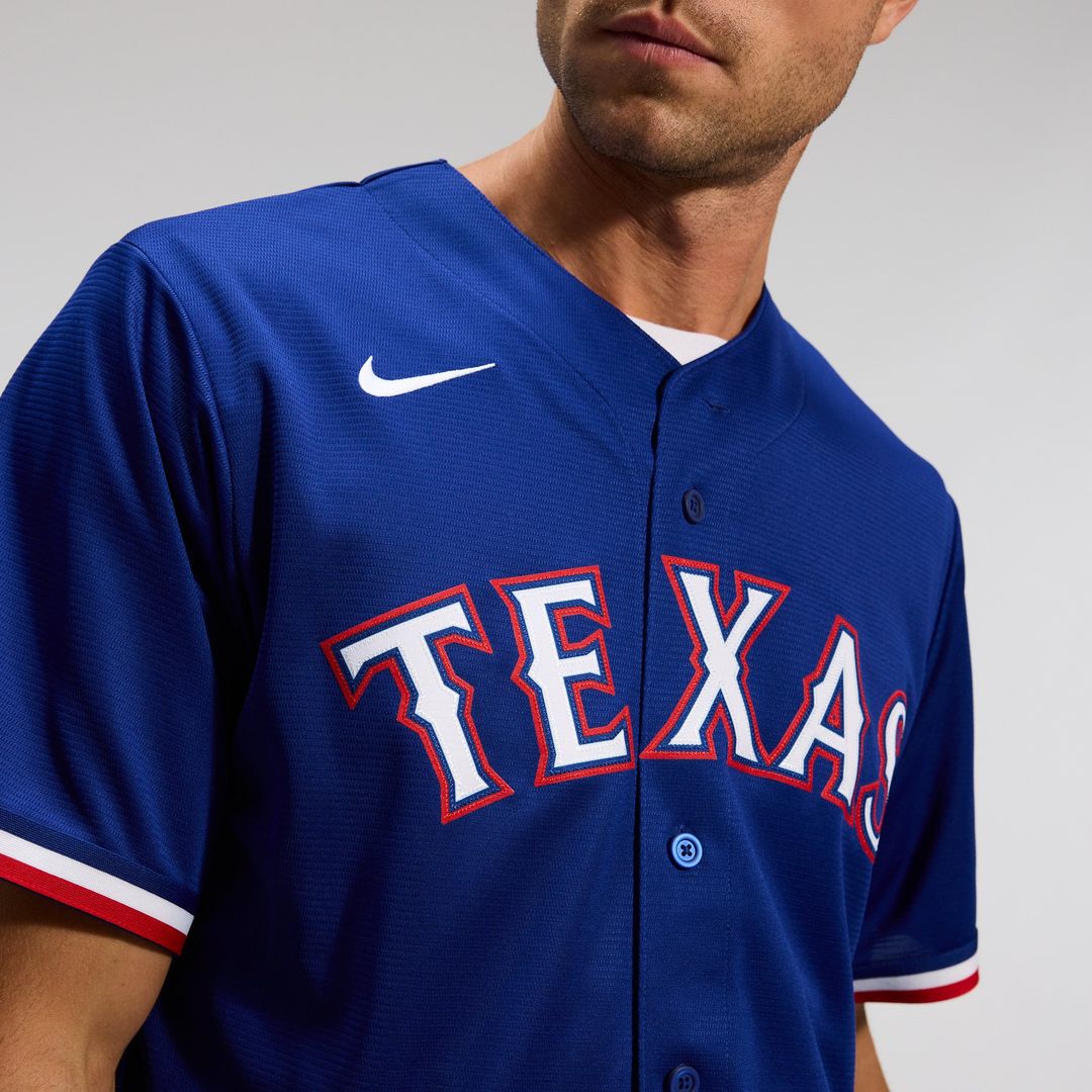 Texas Rangers Nike Gray Replica MLB Jersey