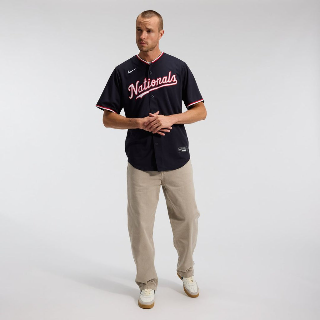 Washington Nationals Nike Navy Replica MLB Jersey