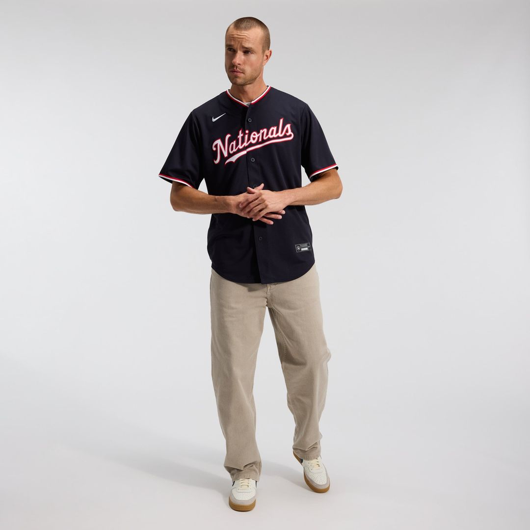 Washington Nationals Nike Navy Replica MLB Jersey