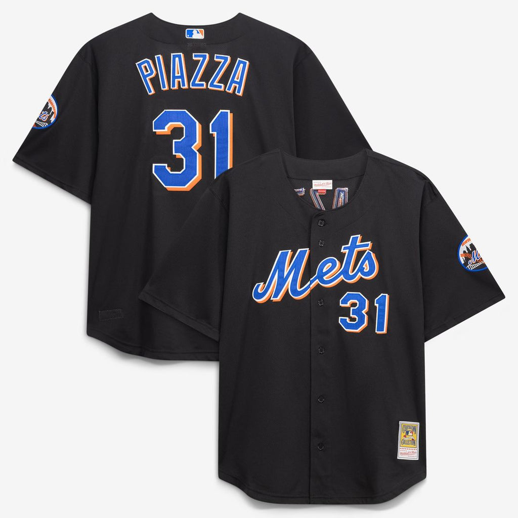 New York Mets Mitchell & Ness Black Authentic MLB baseball jersey