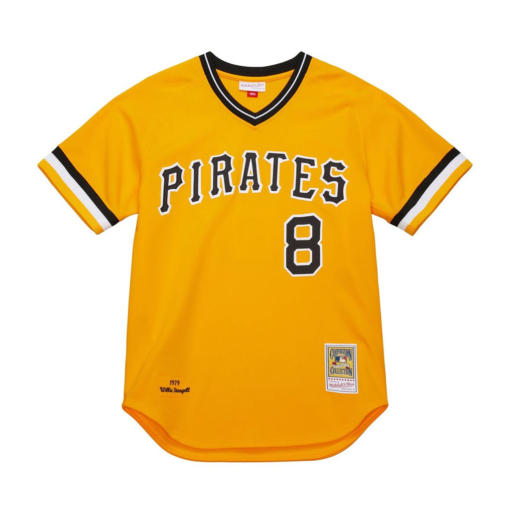 Pittsburgh Pirates Mitchell & Ness White Authentic MLB Jersey