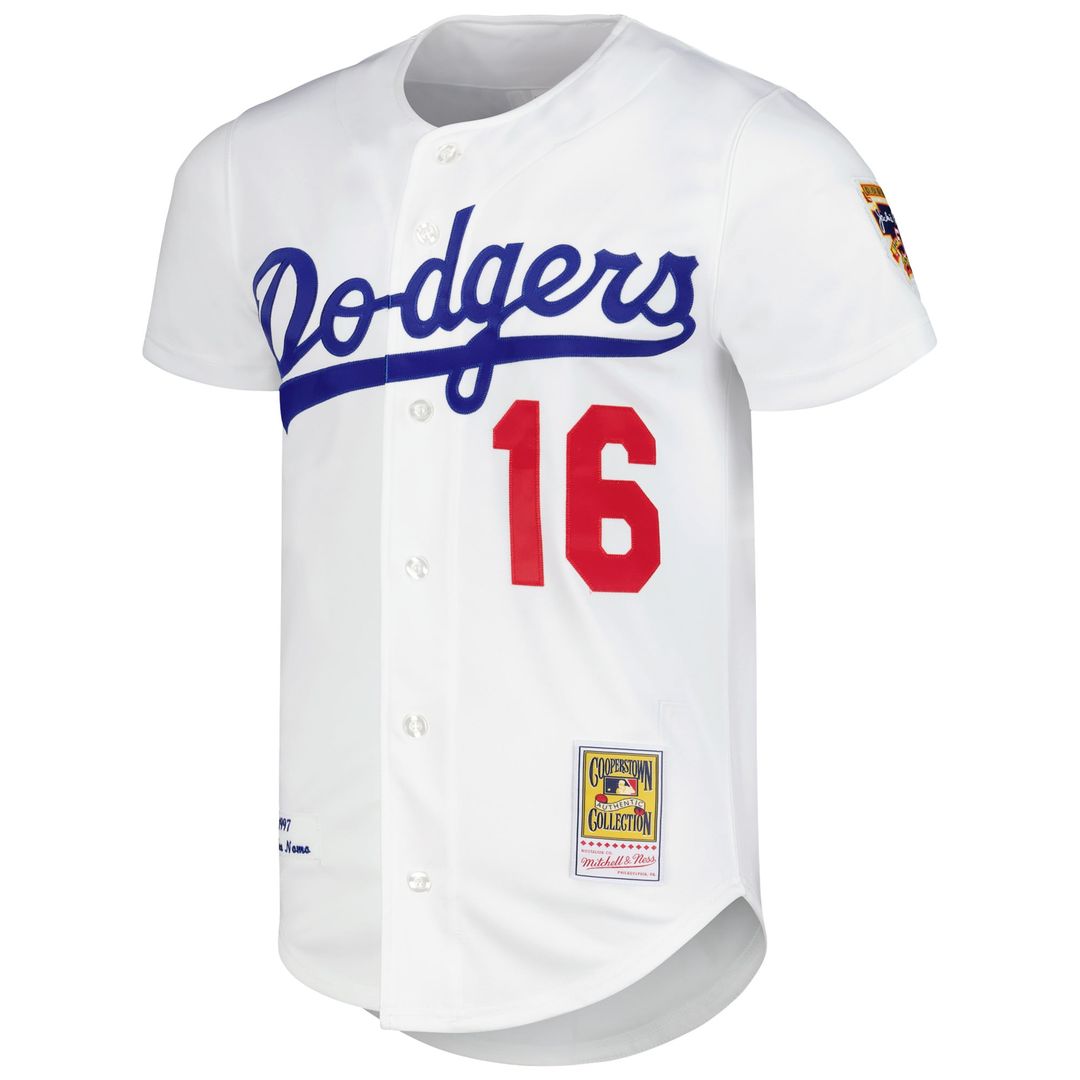 Los Angeles Dodgers Mitchell & Ness White Authentic MLB Jersey