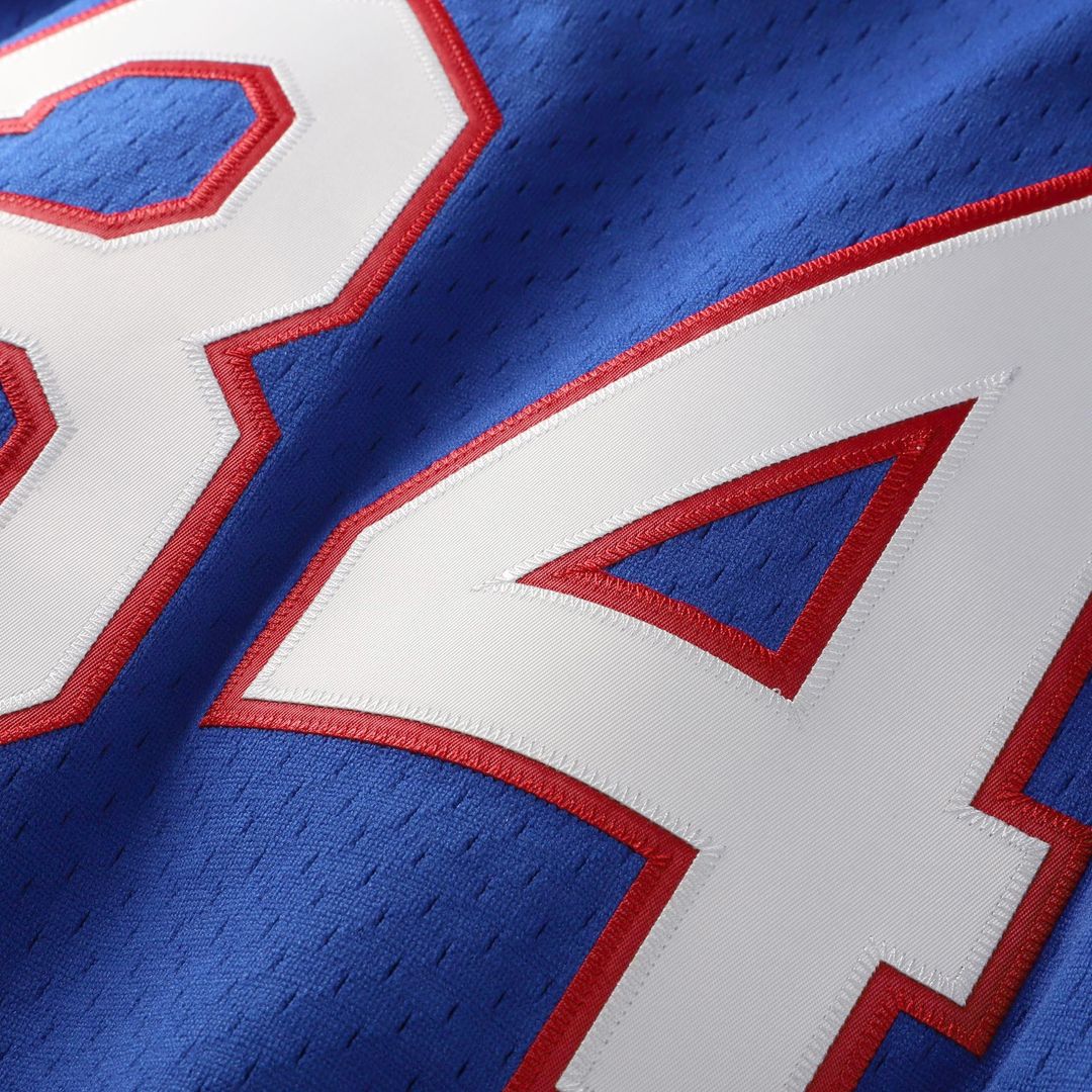 Texas Rangers Mitchell & Ness Royal Authentic MLB Jersey