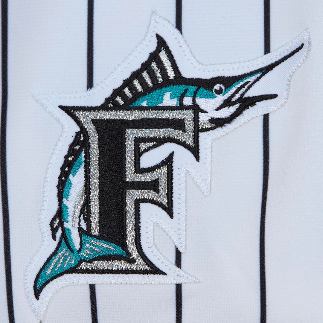 Florida Marlins Mitchell & Ness White Authentic MLB Jersey