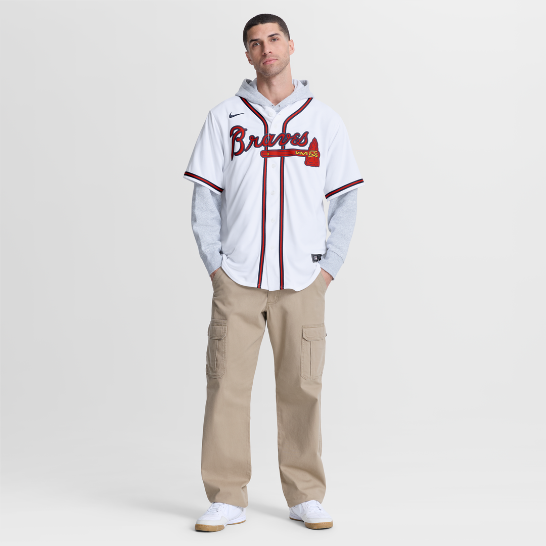 Atlanta Braves Nike White Replica MLB Jersey