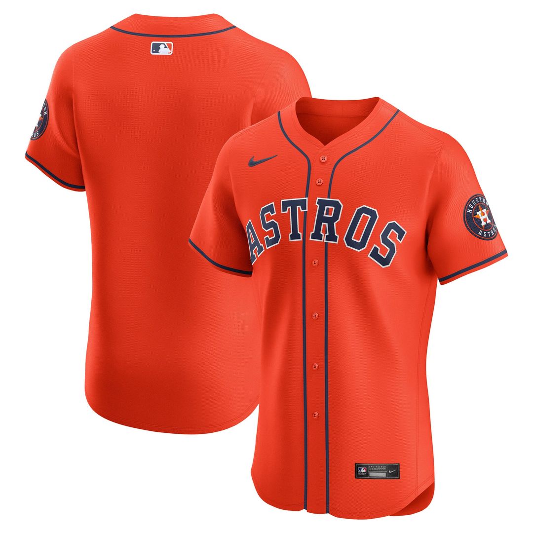 Houston Astros Nike Orange Authentic MLB Jersey