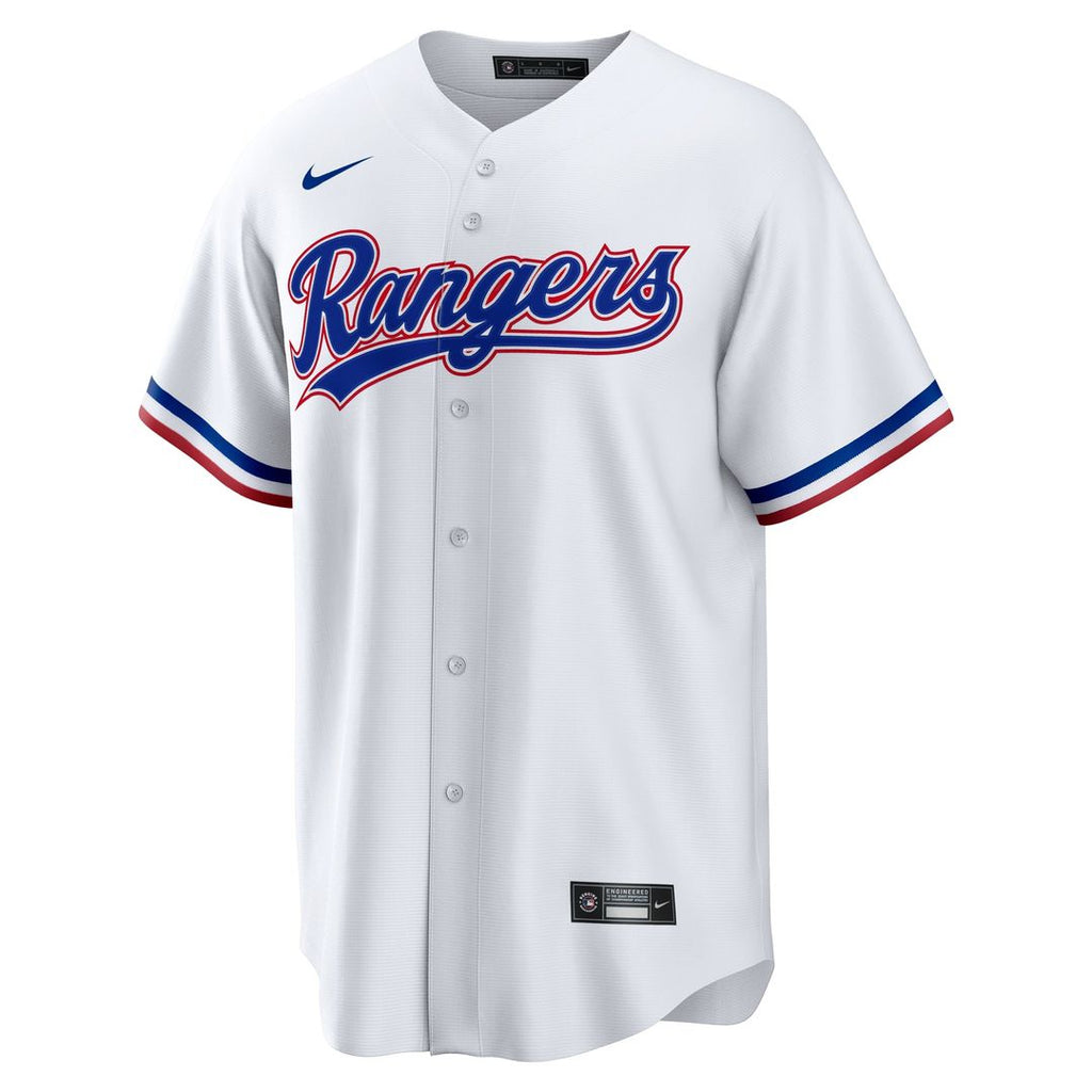 Texas Rangers Nike White Replica MLB Jersey