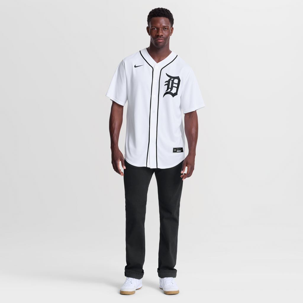 Detroit Tigers Nike White Replica MLB Jersey