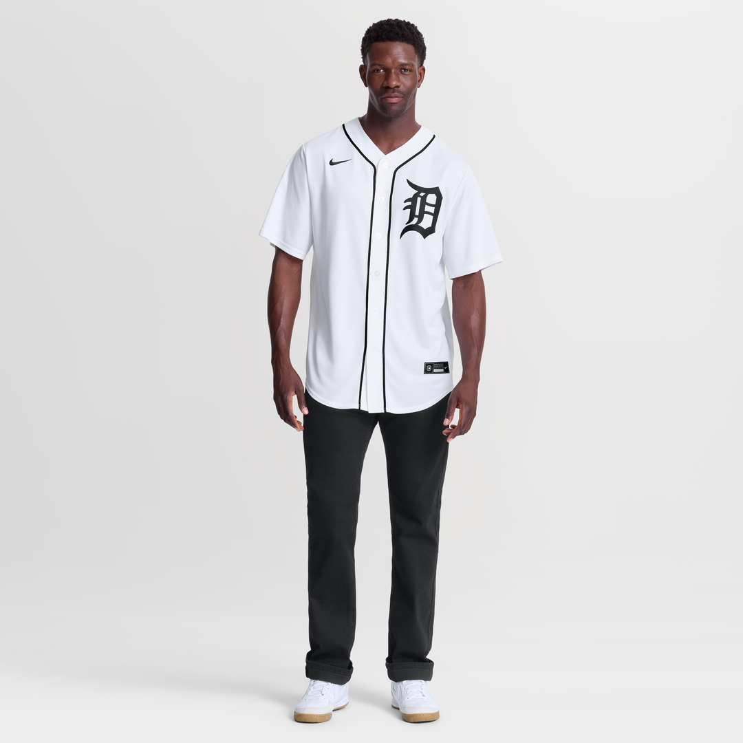 Detroit Tigers Nike White Replica MLB Jersey