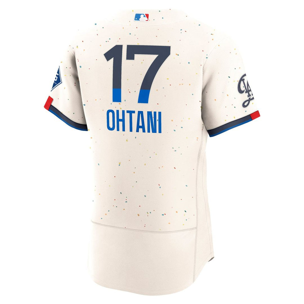 Los Angeles Dodgers Nike Cream Authentic MLB Jersey