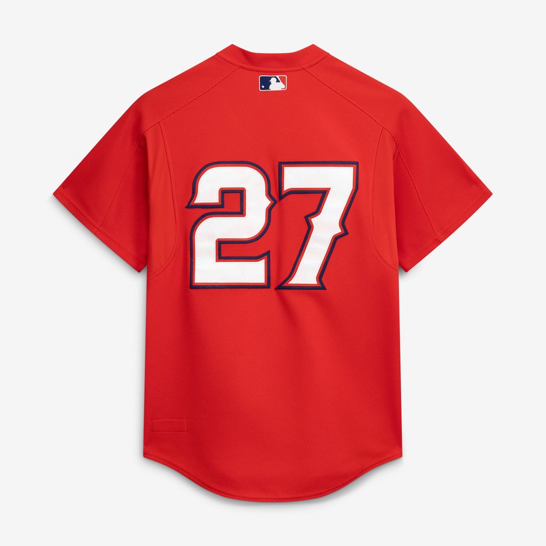 California Angels Mitchell & Ness Red Authentic MLB Jersey