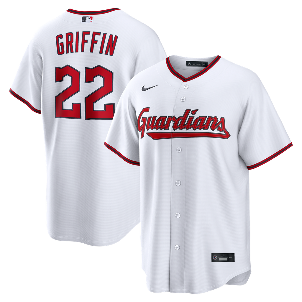 Cleveland Guardians Nike White Replica MLB baseball jersey