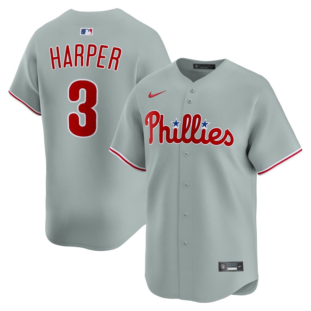 Philadelphia Phillies Nike Gray Authentic MLB Jersey
