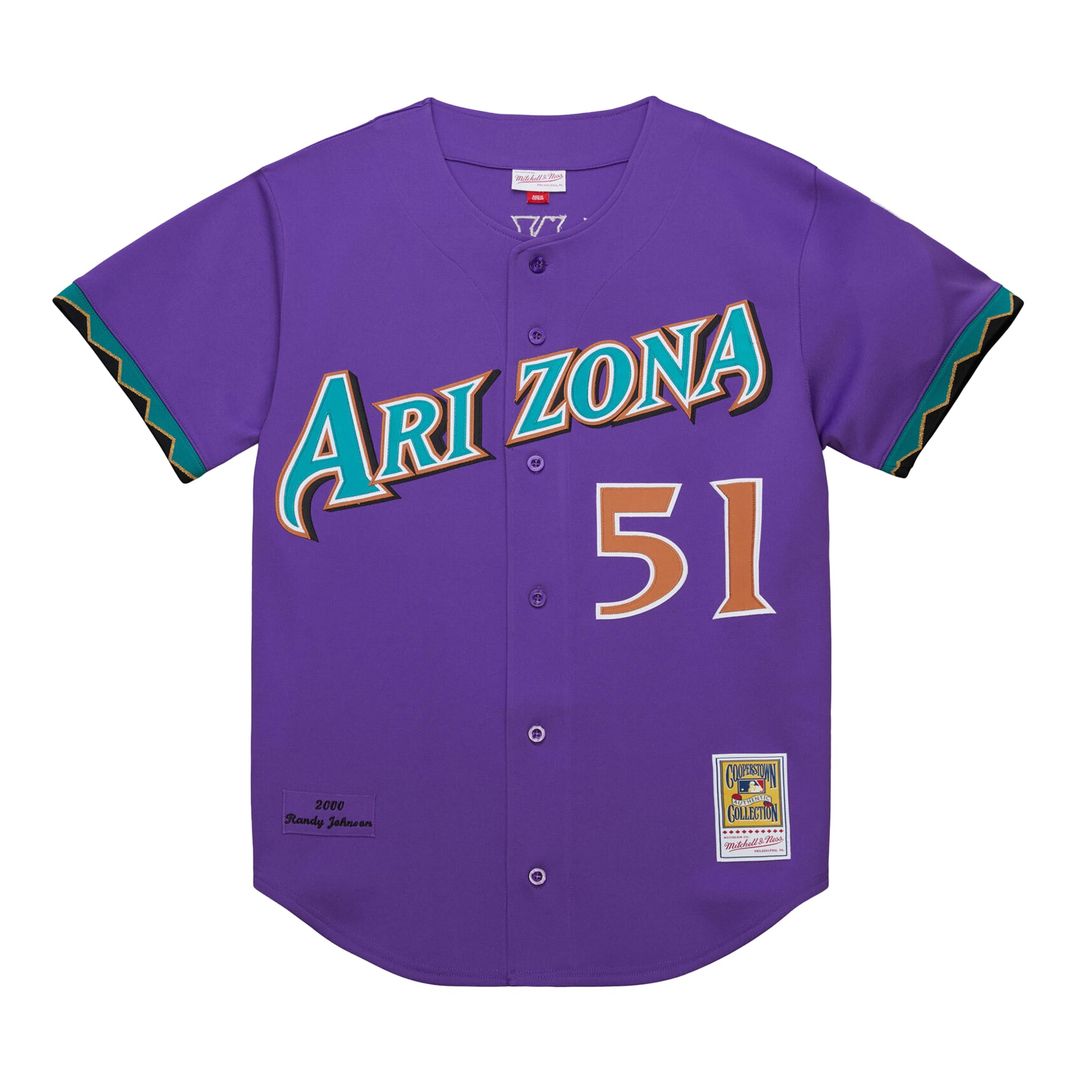 Arizona Diamondbacks Mitchell & Ness Purple Authentic MLB Jersey