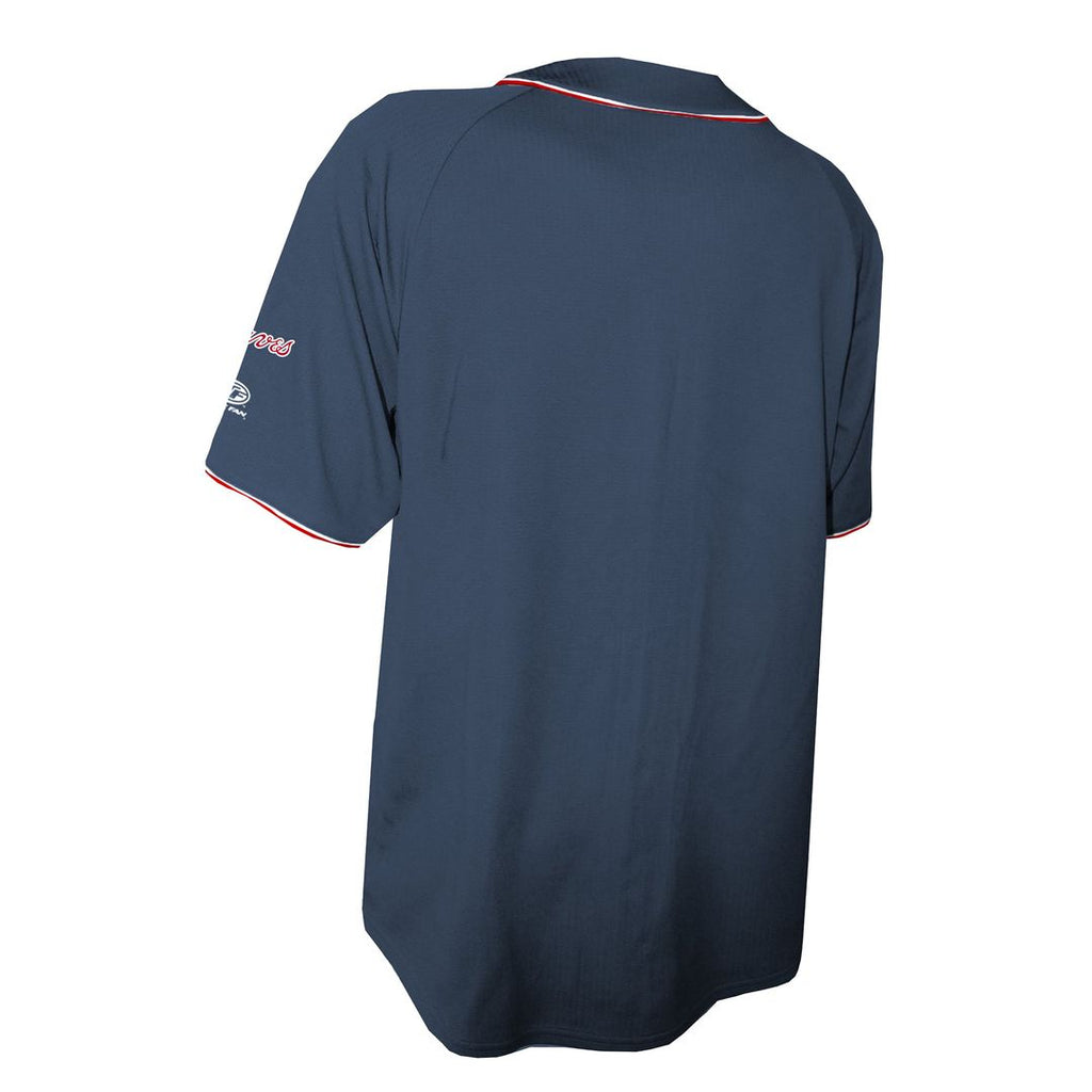 Atlanta Braves Stitches Navy MLB Jersey