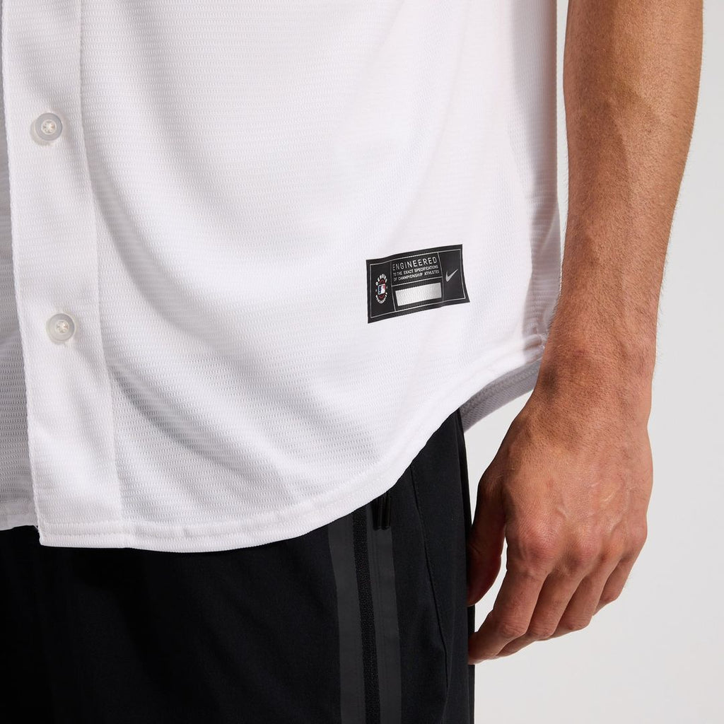 Athletics Nike White Replica MLB Jersey