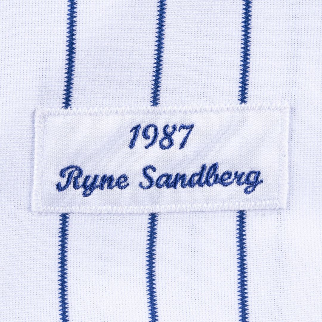 Chicago Cubs Mitchell & Ness White Authentic MLB Jersey