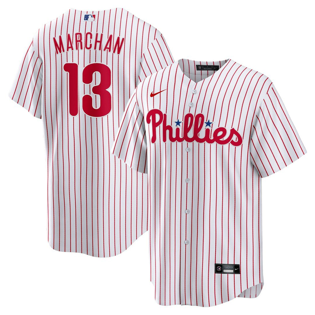 Philadelphia Phillies Nike White Replica MLB baseball jersey