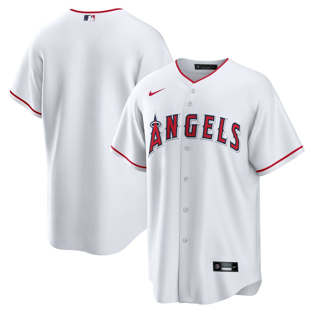 Los Angeles Angels Nike White Replica MLB baseball jersey