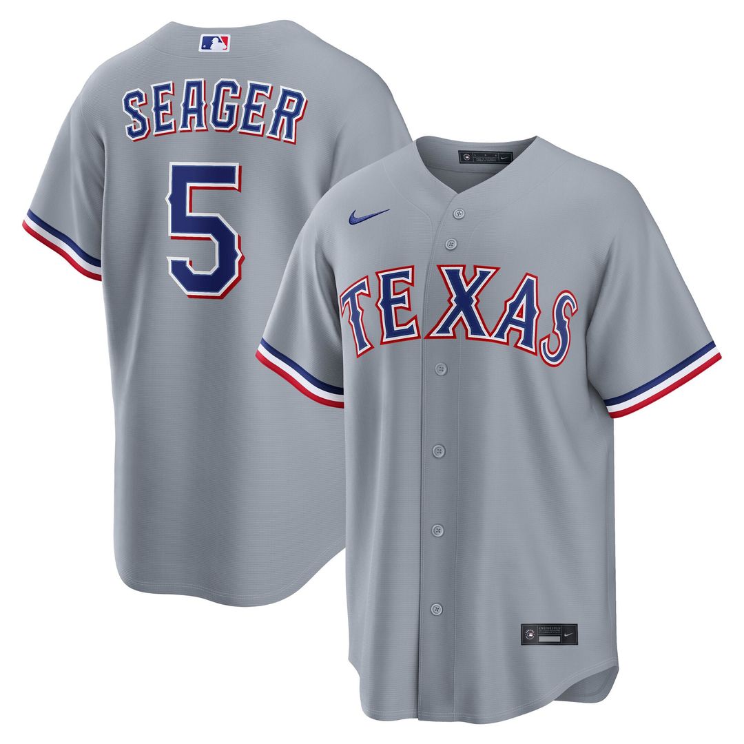 Texas Rangers Nike Gray Replica MLB Jersey