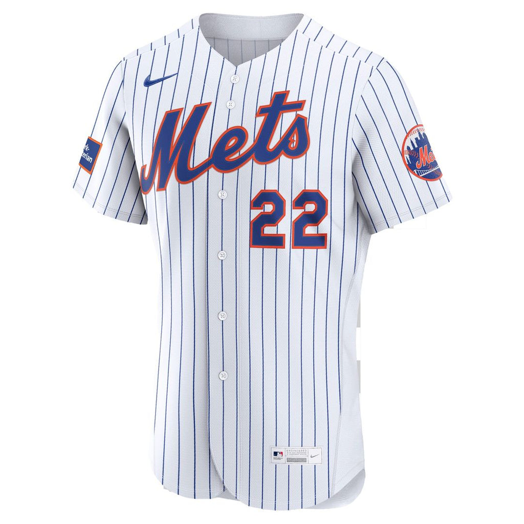 New York Mets Nike White Authentic MLB Jersey