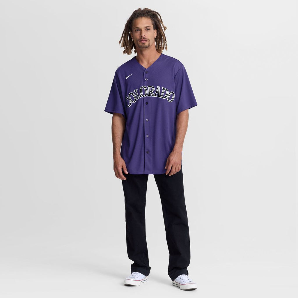 Colorado Rockies Nike Purple Replica MLB Jersey