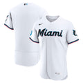 Miami Marlins Nike White Authentic MLB baseball jersey