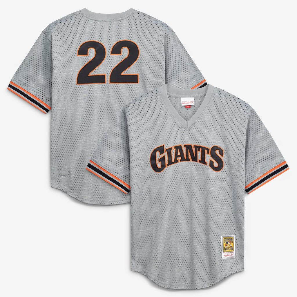 San Francisco Giants Mitchell & Ness Gray Authentic MLB baseball jersey