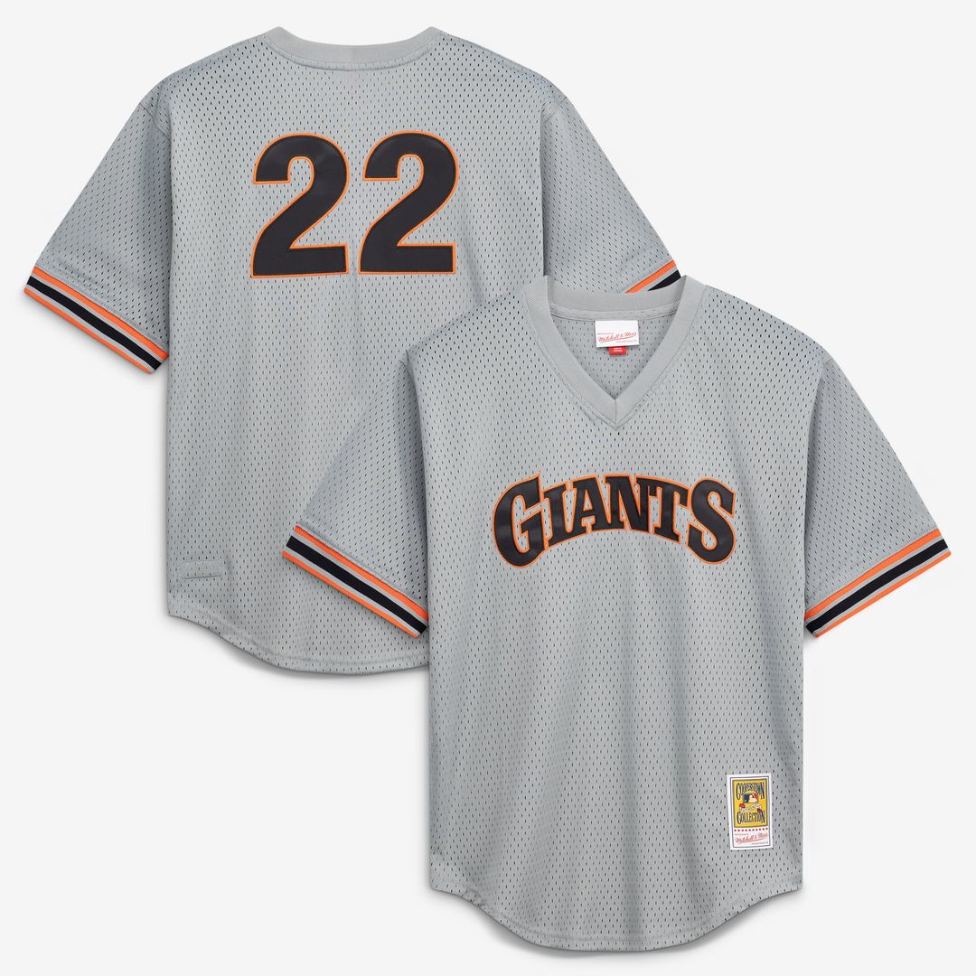 San Francisco Giants Mitchell & Ness Gray Authentic MLB baseball jersey