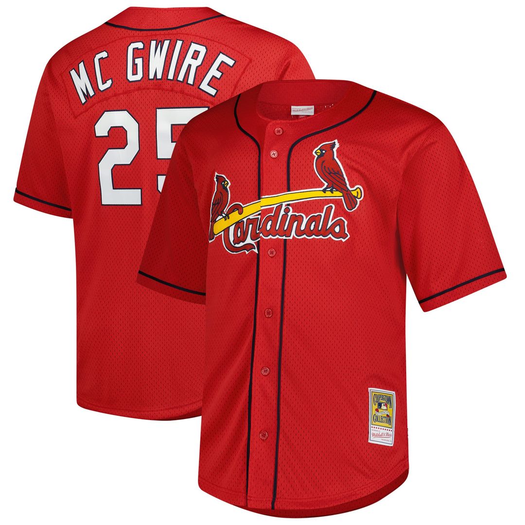 St. Louis Cardinals Mitchell & Ness Red Authentic MLB baseball jersey