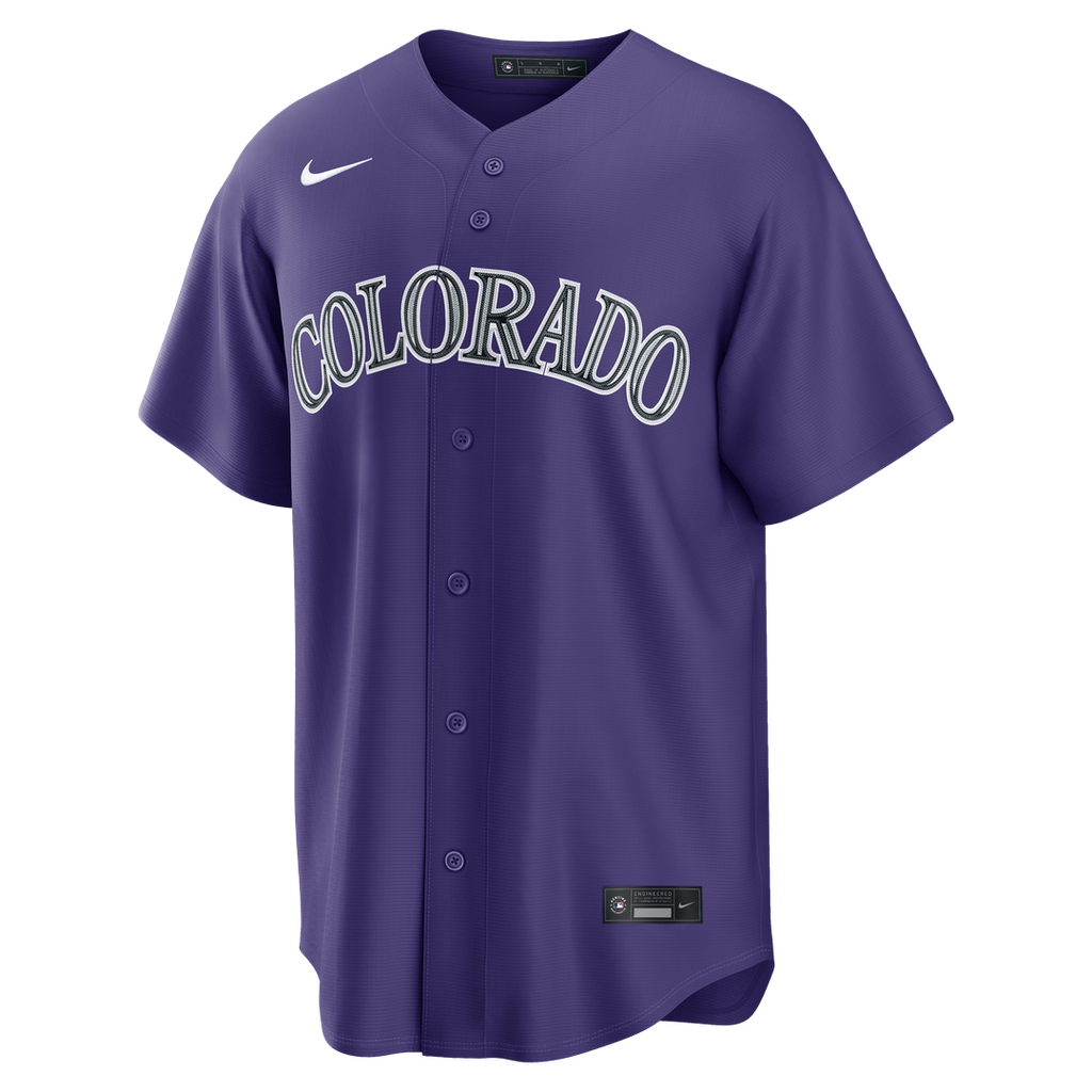 Colorado Rockies Nike Purple Replica MLB Jersey