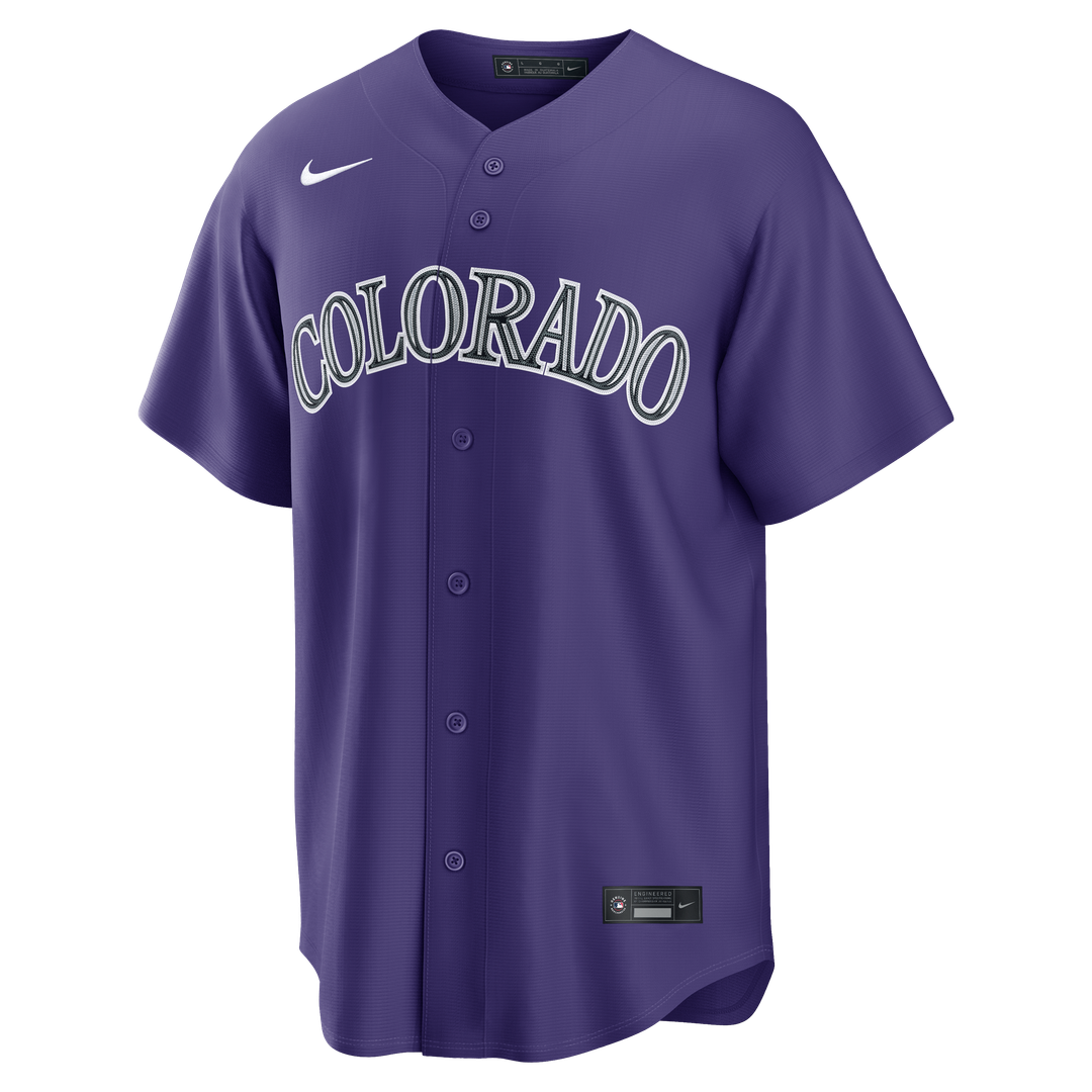 Colorado Rockies Nike Purple Replica MLB Jersey