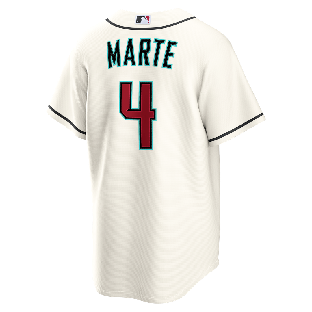 Arizona Diamondbacks Nike Cream Replica MLB Jersey