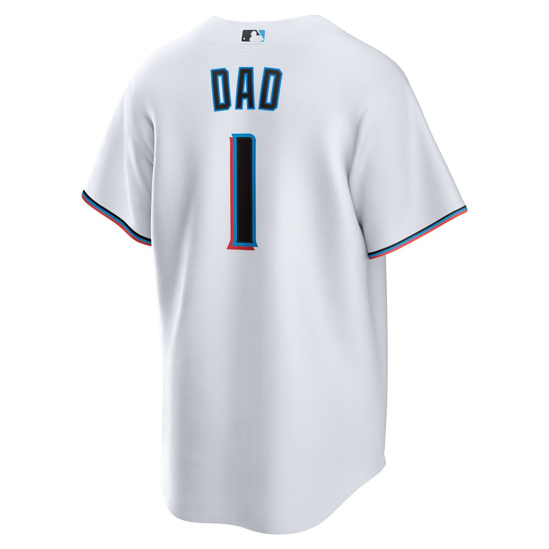 Miami Marlins Nike White Replica MLB Jersey